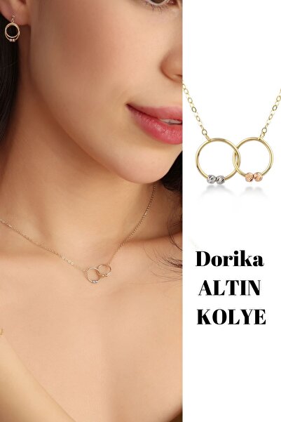 Hepimitu Dorika Toplu Altın Kolye