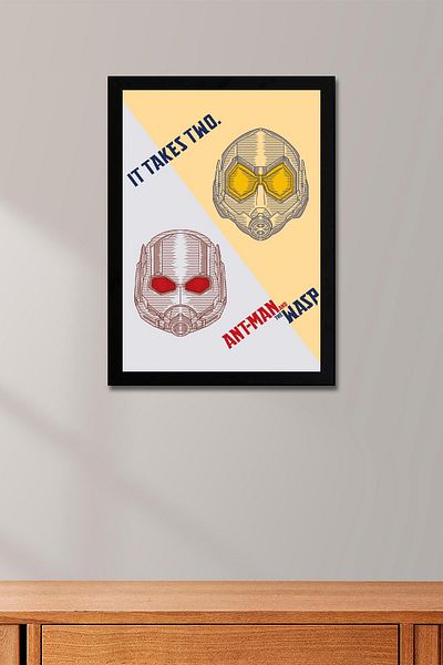 Saturn Pictură înrămată Ant Man și The Wasp - Pictură poster Marvel Ant-Man