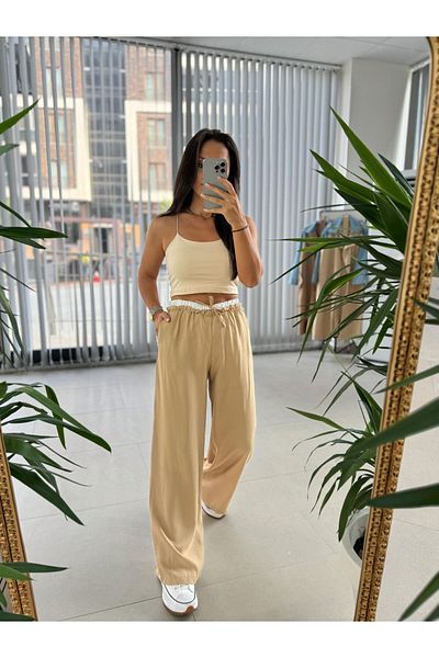 caddstore Sg Crepe Stone Trousers