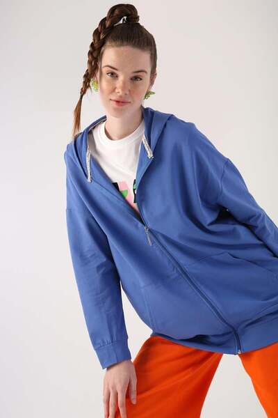 ALLDAY Cardigan de transpirație cu glugă Parlament