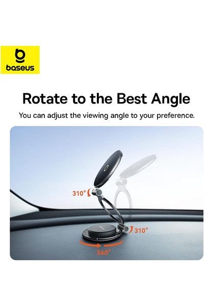 Baseus MagPro Series II Magnetic Car Mount Stick-on Version Cosmic Black