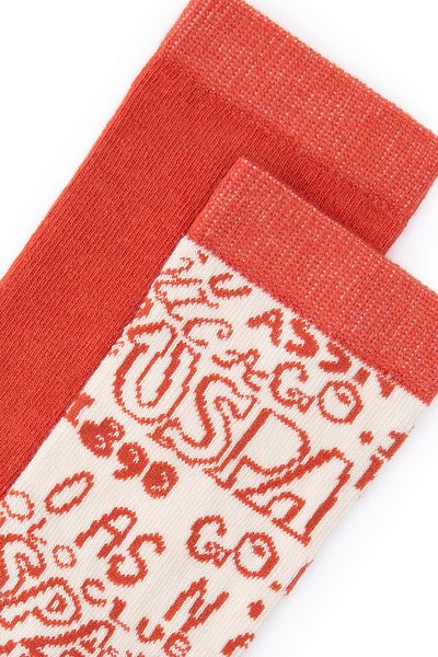 U.S. Polo Assn. Boy's 2-Piece Socks 50299268 -Vr031