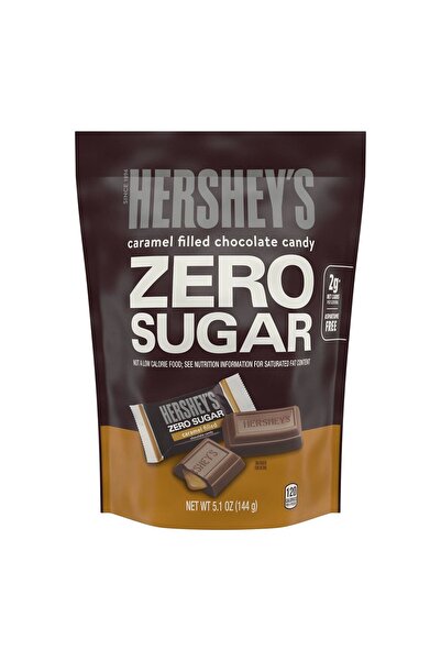 Candy Zero Sugar Caramel Filled Chocolate Candy Şekersiz Çikolata 144 gr