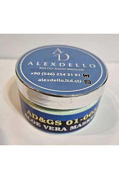 ALEXDELLO YÜZ BAKIM MASKE ALEXDELLO 01-005 ALOE VERA YÜZ MASKESİ
