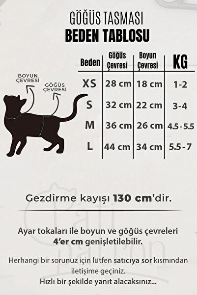 Patipatron Kaçış Önleyici Kedi Gezdirme Tasması Ve Küçük Irk Köpek Gezdirme Tasması