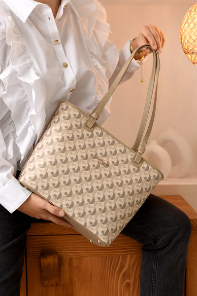 Just Polo Women's Cachar El Paris 3 Compartment Hand and Shoulder Bag-Bd8005