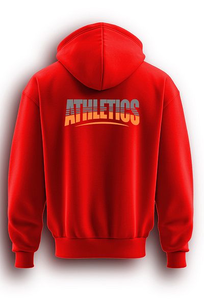 TOP GLORY Суитшърт с качулка и 3 въжета с щампа Athletics - Atl33003