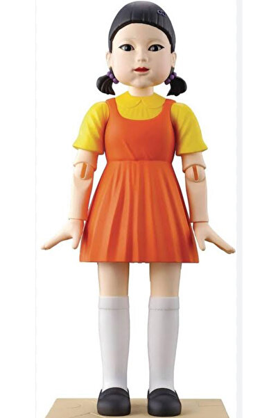 Squid Game Young Hee Doll - ’in Ikonik Oyuncak Bebek Tasarımı 20 Cm