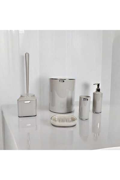 Ek Sanat 5'li Yuvarlak Kristal Banyo Seti