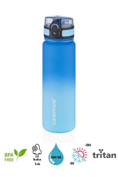 Uzspace Colorful Tritan Flask New Design- 500 Ml.