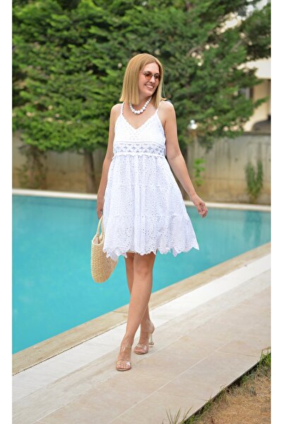 Papatya İTHAL ASKILI ELBİSE