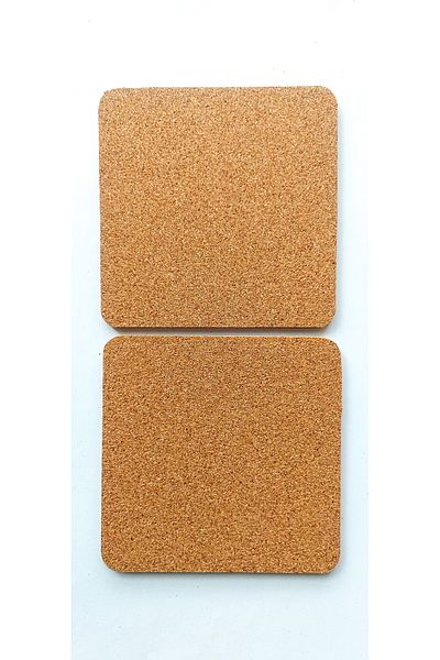 Lilys Cork Trivet Square 14.5Cmx14.5Cm Thickness 0.5cm 2Pcs