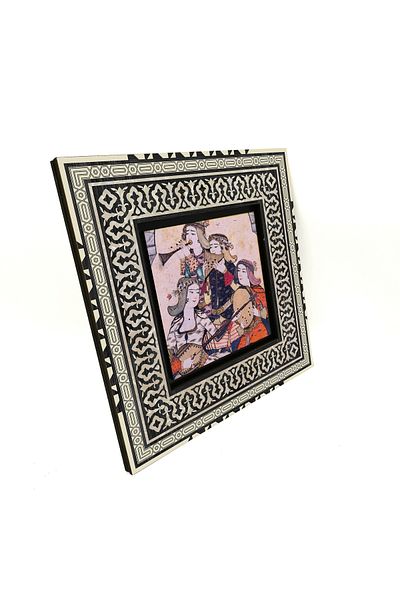Sadrazam Muzician Femei Pictură MDF Imprimată în Miniatura 20x20 Krt-125