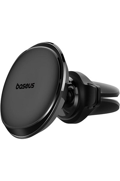 Baseus Magnetic Air Vent Car Mount Holder with cable clip Black