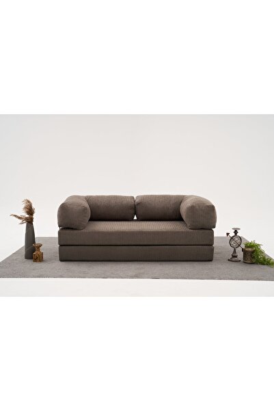 Rabi Comfort Serisi Yataklı Üçlü Modül Gri