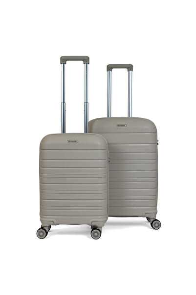 Reymond Luggage Karbon PP Seyahat Valizi Horizon Serisi Kırılmaz Bavul, Bej -...