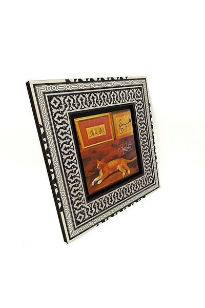 Sadrazam Masa MDF imprimata pisica Istanbul 20x20 Krt-65