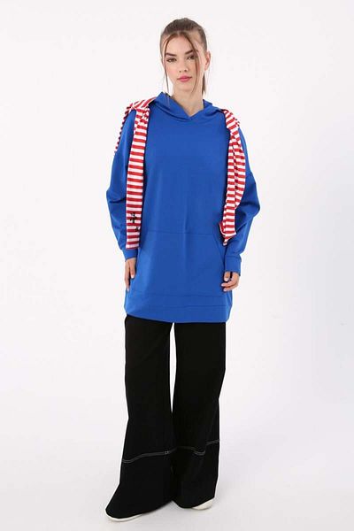 ALLDAY Saks-Hooded Sweat Tunic