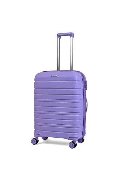 Reymond Luggage Karbon PP Seyahat Valizi Horizon Serisi Kırılmaz Bavul, Lila ...