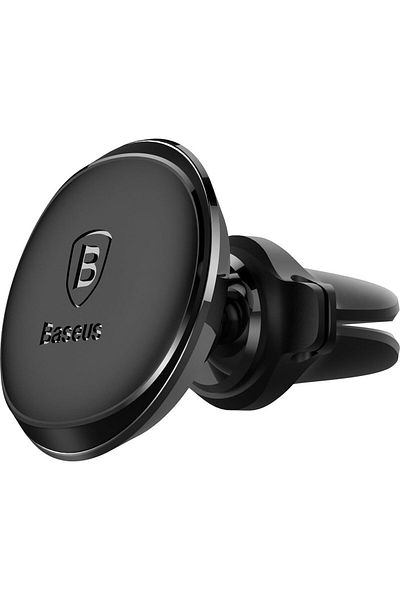 Baseus OS-Baseus Magnetic Air Vent Car Mount Holder with cable clip Black