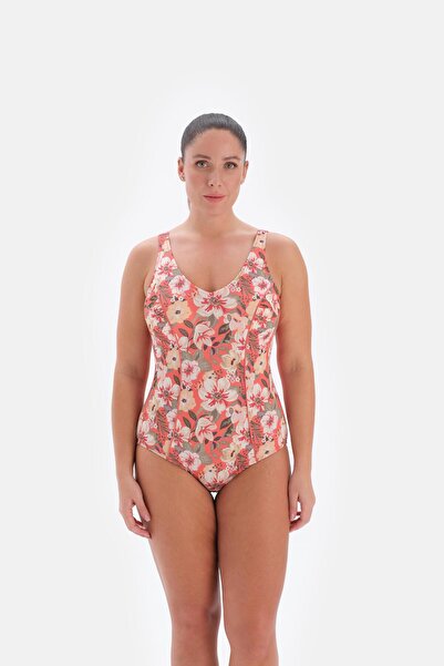 Eros Patterned V-Neck Recovery Swimsuit - 3245My