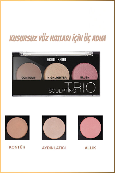 Belor Design Sculpting Yüz Seti 1 (KONTUR, AYDINLATICI,ALLIK)