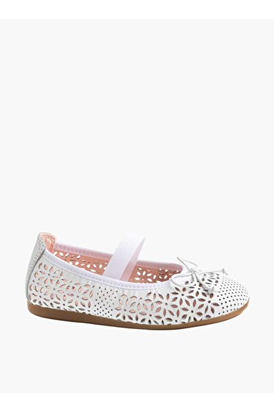Pablosky Girls' Textured Slip-on Ballerinas