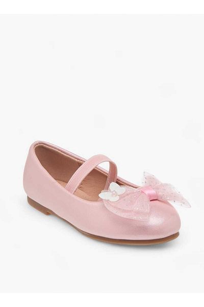 Flora Bella by Shoexpress Flora Bella Bow Detail Ballerinas with Elastic Closure
