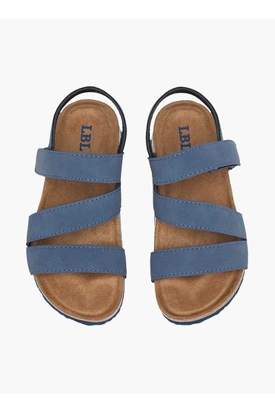 LBL by Shoexpress Stitch Detail Sandals with Hook and Loop Closure