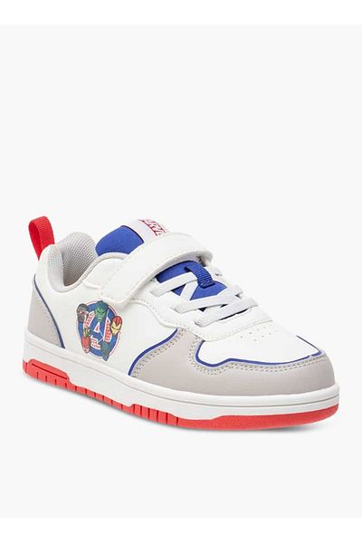 Marvel Avengers Print Sneakers with Hook and Loop Closure