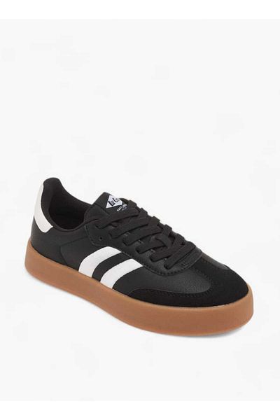 Lee Cooper Women's Panelled Ankle Sneakers with Lace-Up Closure