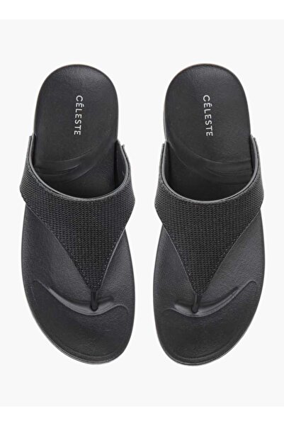 Celeste Women's Textured Slip-On Thong Slippers