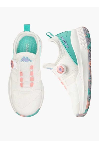 Kappa Girls' Colourblock Sports Shoes with Rotating Buckle