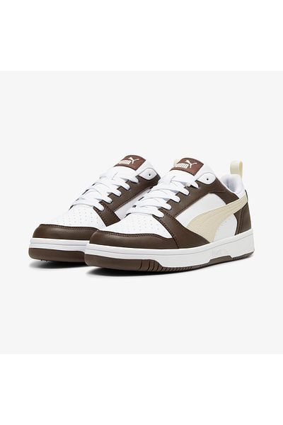 Puma Rebound V6 Low-Espresso Brown-Alpine Snow-Puma White