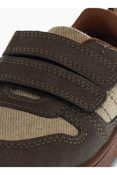 LBL by Shoexpress Panelled Sneakers with Hook and Loop Closure