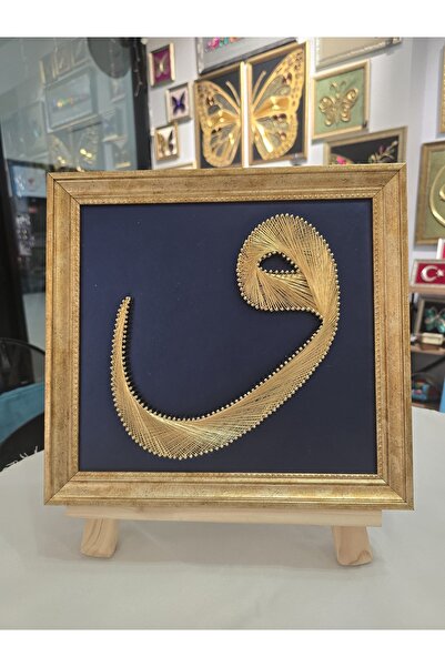 DEN Sanat Atölyesi Filografi Lacivert  Vav Tablo