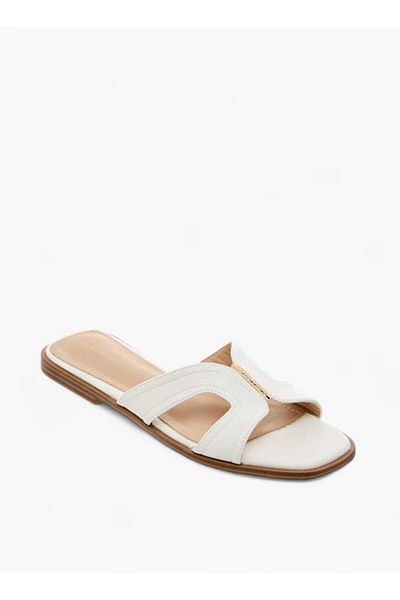 Flora Bella by Shoexpress Flora Bella Textured Slip-On Sandals