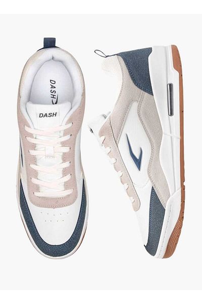 Dash Panelled Sports Shoes with Lace-Up Closure