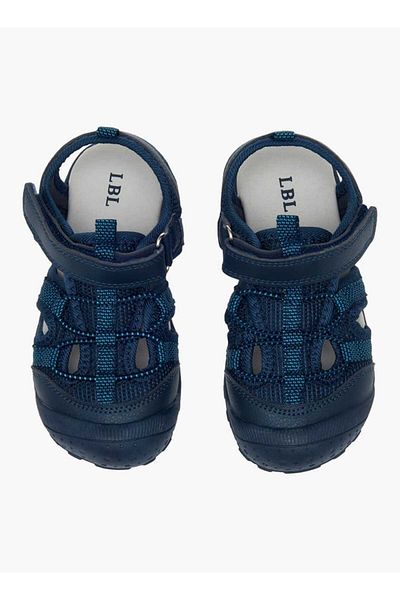 LBL by Shoexpress Mesh Detail Sandals with Hook and Loop Closure