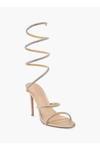 Flora Bella by Shoexpress Flora Bella Embellished Gladiator Sandals with Stiletto Heels