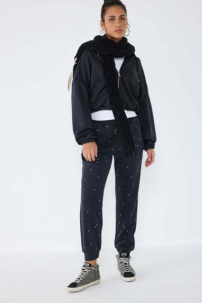 No Matter What Studded Elastic Cuff Sweatpants