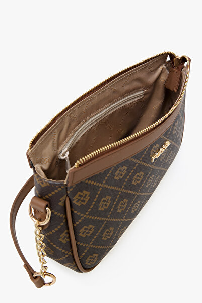 Fossil Кафява дамска чанта за през рамо 05FS22Y277