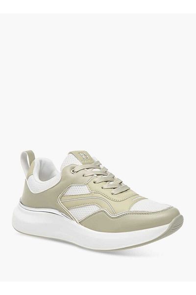 Flora Bella by Shoexpress Flora Bella Panelled Ankle Sneakers with Lace-Up Closure
