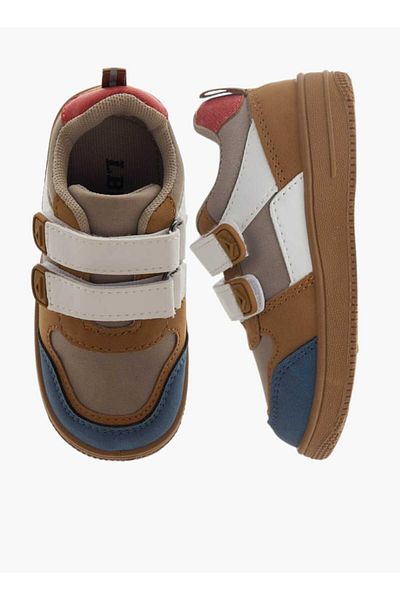 LBL by Shoexpress LBL by Shoexpress Panelled Sneakers with Hook and Loop Closure