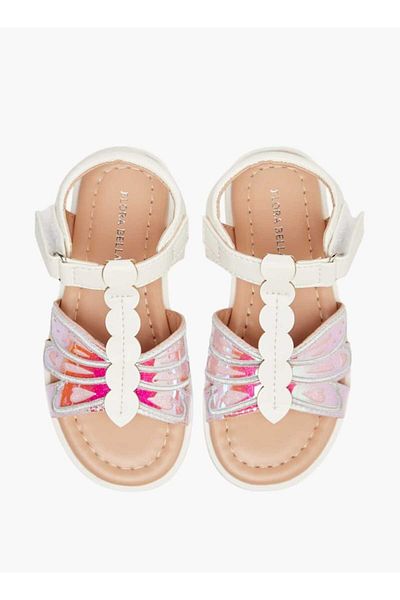Flora Bella by Shoexpress Flora Bella Panelled Sandals with Hook and Loop Closure