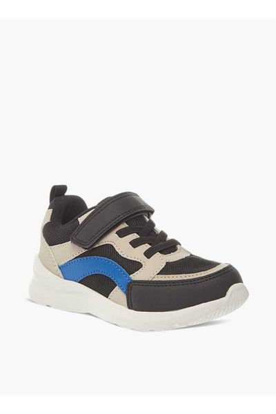 LBL by Shoexpress Panelled Sneakers with Hook and Loop Closure