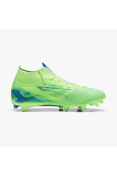 Puma Ultra 5 Match Fg Men's Yellow High Top Turf Football Shoes