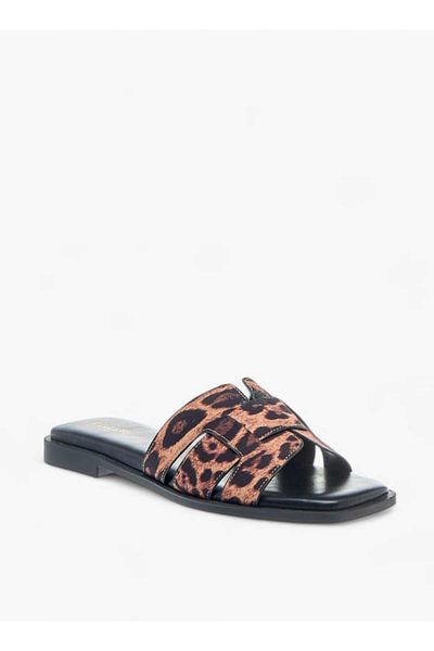 Celeste Women's Animal Print Slip-On Sandals