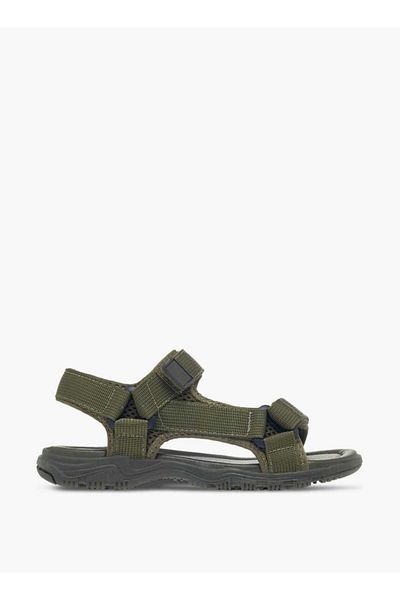 LBL by Shoexpress LBL by Shoexpress Textured Sandals with Hook and Loop Closure
