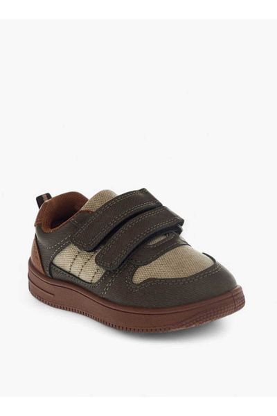 LBL by Shoexpress Panelled Sneakers with Hook and Loop Closure